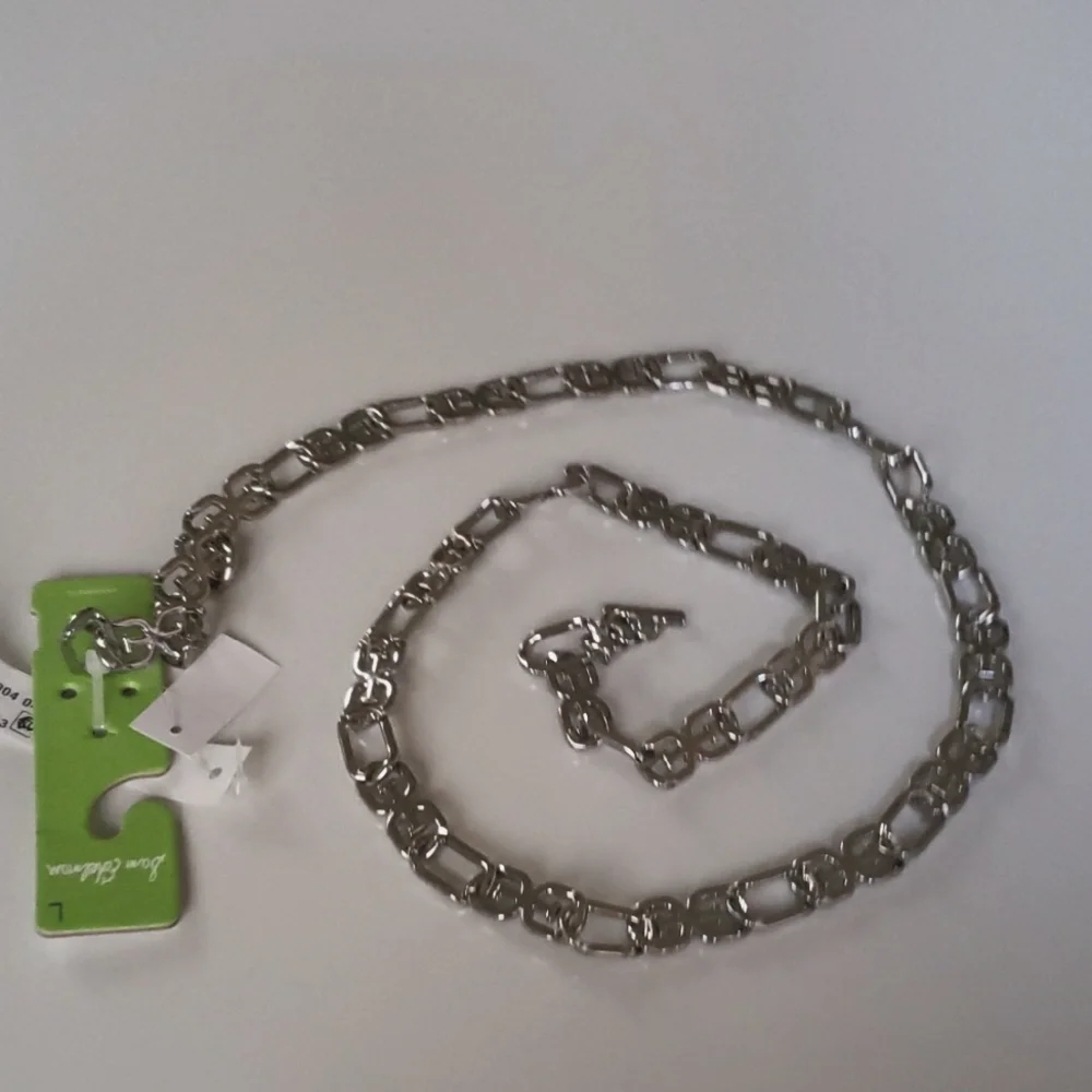 Sam Edelman Silver Chain Belt.‎ Size L.